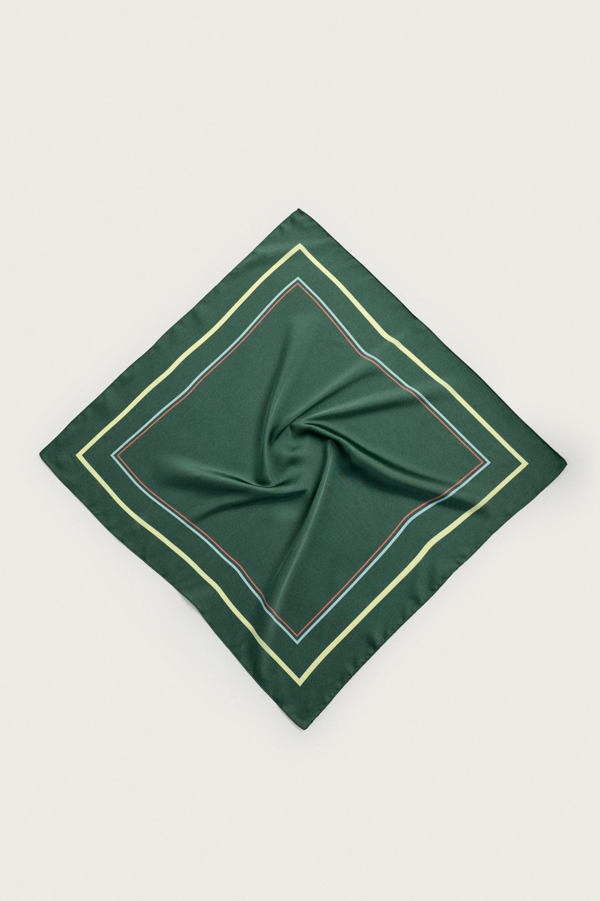 GEOMETRIC PRINT FLOWY BANDANA